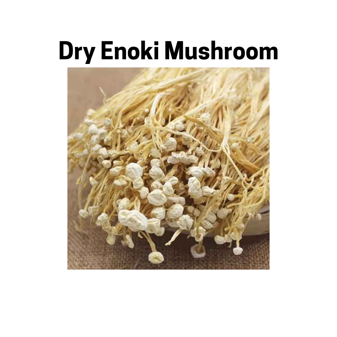 Dry Enoki Mushroom (Flammulina – Needle Mushroom) | Chemical-Free Cultivated | Exotic  | 30gm