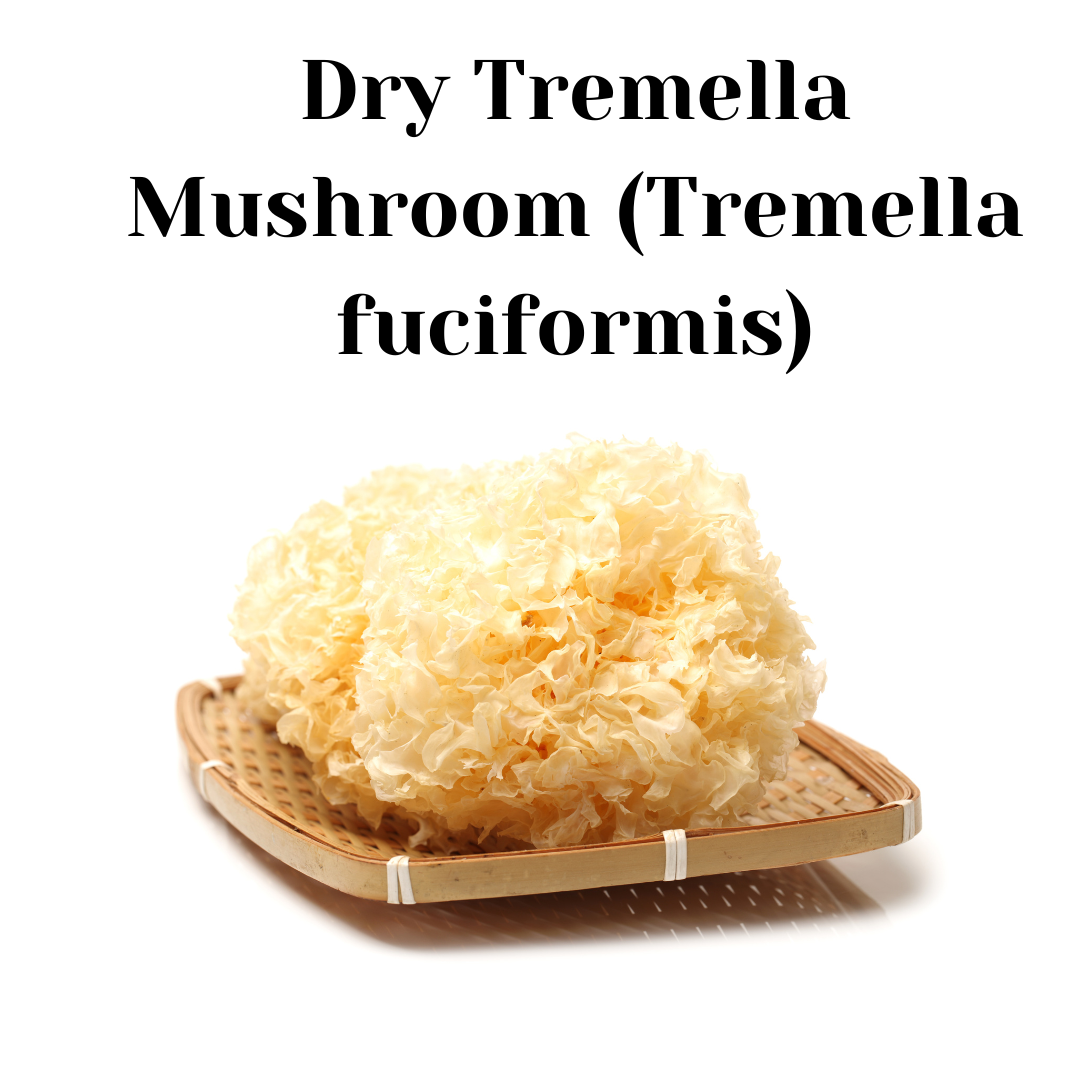 Dry Tremella Mushroom (Tremella fuciformis) - 30gm